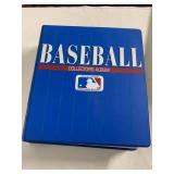 UPPER DECK BASEBALL COLLECTOR ALBUM, BLUE BINDER,