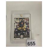 HINES WARD SIGNED TRADING CARD, 2005 SCORE, NFL,