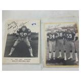PITTSBURGH STEELERS PHOTOGRAPHS, JACK HAM, ANDY