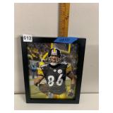 HINES WARD AUTOGRAPHED PHOTOGRAPH, FRAMED,