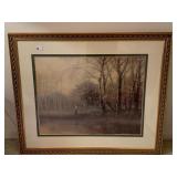 VANGUARD STUDIOS PRINT, WOODLAND LANDSCAPE,