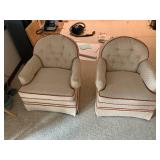 ETHAN ALLEN TRADITIONAL CLASSICS CLUB CHAIRS,