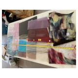 ASSORTED STAINED GLASS SHEETS, COMPATIBLE-90,
