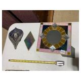 STAINED GLASS DECORATIVE PANELS, INCLUDES SQUARE