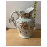 WILKINSON BROS CERAMIC PITCHER, FLORAL