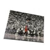 MICHAEL JORDAN BASKETBALL PHOTOGRAPH, BLACK AND