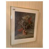 AUGUSTE RENOIR, FLOWERS IN A VASE, ART PRINT,