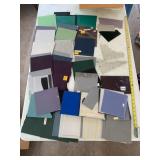 ASSORTED STAINED GLASS SHEETS, VARIOUS COLORS,