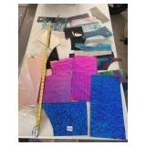 ASSORTED STAINED GLASS SHEETS, IRIDESCENT