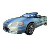 2001 CHRYSLER SEBRING LIMITED CONVERTIBLE, 2.7L