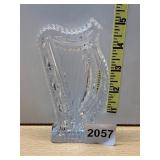 WATERFORD CRYSTAL HARP FIGURINE, CLEAR CUT GLASS,