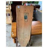 PLYMOUTH IRONING BOARD, WOOD CONSTRUCTION,