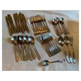 HAMPTON SILVERSMITHS STAINLESS FLATWARE, CHINA