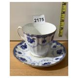 DUCHESS BONE CHINA TEA CUP AND SAUCER, GENEVIEVE