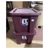 STERILITE 18 GALLON STORAGE TOTES, METRO