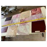 ASSORTED STAINED ART GLASS PANELS, VARIOUS