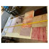 ASSORTED STAINED ART GLASS PANELS, VARIOUS