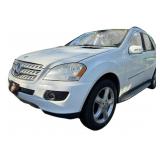 2007 MERCEDES-BENZ ML350 4MATIC, WHITE EXTERIOR,