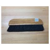 WOODEN CLOTHES BRUSH, BLACK BRISTLES, NATURAL