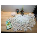 CUT CRYSTAL BRANDY SNIFTERS, FAN AND DIAMOND