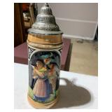 CERAMIC BEER STEIN, NATO 1959 COMMEMORATIVE,
