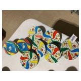METAL SPINNING TOPS, PARTY THEME, MULTICOLOR
