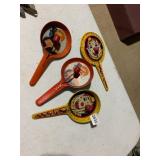 METAL NOISEMAKERS, CLOWN AND PARTY THEMES,