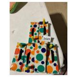 METAL NOISEMAKERS, POLKA DOT PATTERN, HAND-HELD