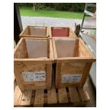 SPECTRUM GLASS RACKPACK WOODEN CRATES, OSB