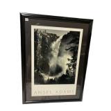 ANSEL ADAMS PHOTOGRAPHIC PRINT, BRIDAL VEIL FALL,