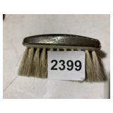 STERLING SILVER CLOTHES BRUSH, ORNATE REPOUSSE