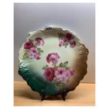Z.S. & CO. BAVARIA PORCELAIN PLATE, SCALLOPED