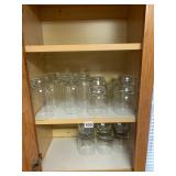 GLASS DRINKING TUMBLERS, CLEAR GLASS, ASSORTED