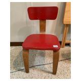 WM. F. DRUMM & SONS STOOL, CHILD SIZE, BENTWOOD