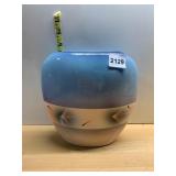 JUDITH STILES CERAMIC VASE, HAND-PAINTED,