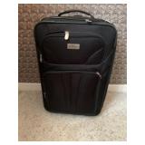 CHALLENGER, ROLLING SUITCASE, BLACK NYLON,