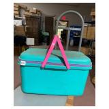 CRAFTSTOR PLASTIC SEWING STORAGE SYSTEM, TEAL AND