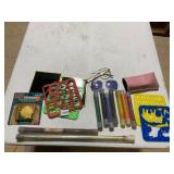BULLSEYE GLASS FRIT TUBES, STENCILS, DECORATIVE