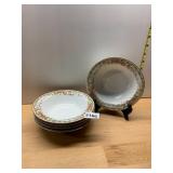 HAVILAND & CO LIMOGES PORCELAIN SOUP BOWLS,