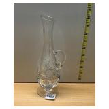 CRYSTAL PITCHER, PINWHEEL PATTERN, APPLIED