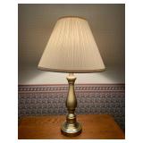 BRASS FINISH TABLE LAMPS, METAL CONSTRUCTION,