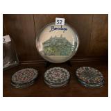 MG CERAMICAS SPAIN DECORATIVE PLATE, BARCELONA