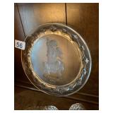 GOEBEL M.J. HUMMEL GLASS PLATE, 1996, NATIVITY