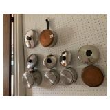 REVERE WARE COPPER CLAD STAINLESS STEEL COOKWARE,