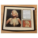 MARILYN MONROE FRAMED MEMORABILIA, O.S.P.