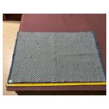 HUNTINGTON HOME AREA RUG, COTTON, BLUE AND WHITE