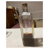 STOMACH BITTERS GLASS BOTTLE, EMBOSSED LETTERING,
