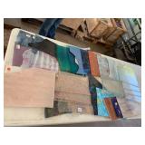 ASSORTED ART GLASS SHEETS, MULTICOLORED,