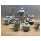 JL MENAU VON HENNEBERG PORZELLAN COFFEE SERVICE,