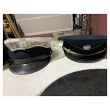 POINT BREEZE V.F.D. SERVICE CAPS, WOOL